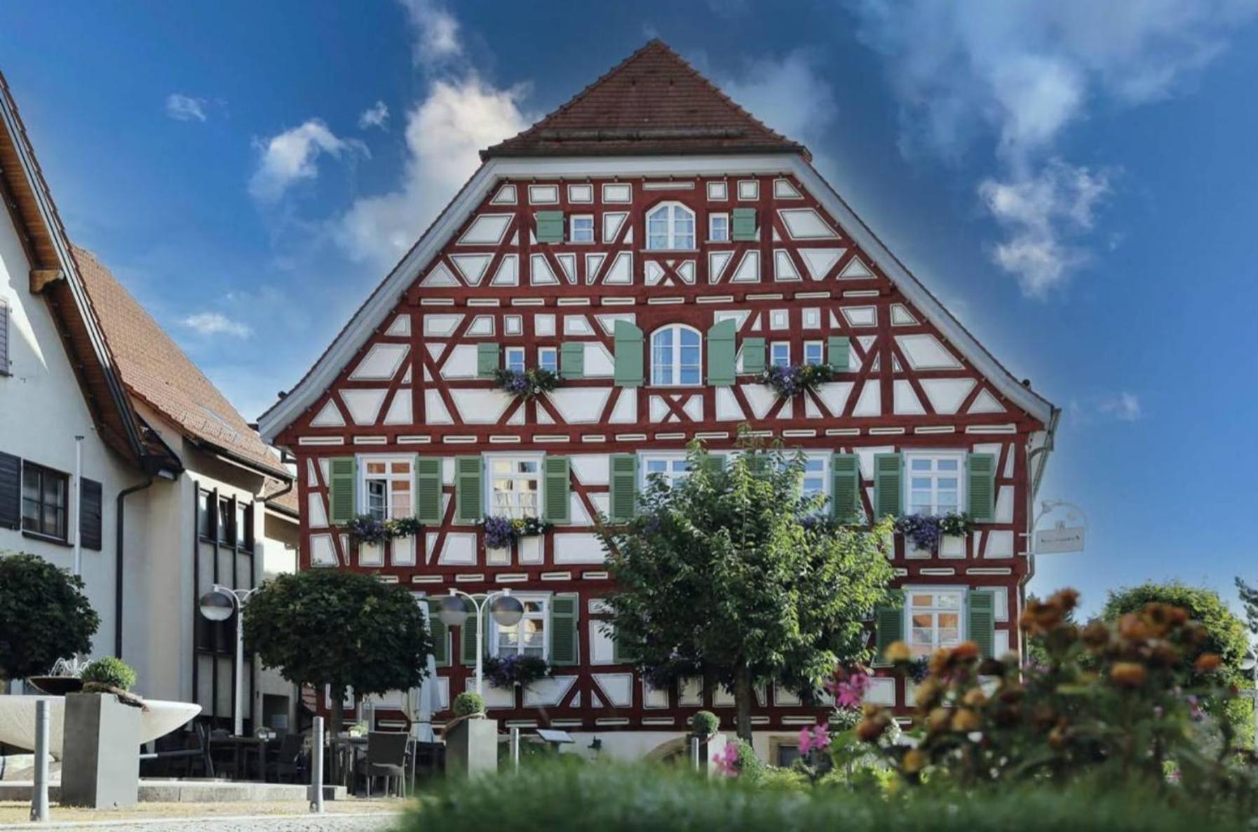Altes Pfarrhaus Hotel und Restaurant Bad Überkingen Exterior foto